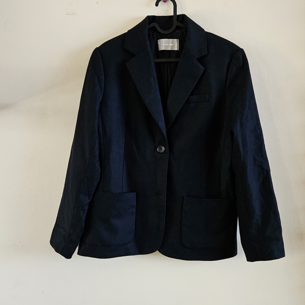 Everlane Academy Blazer In Navy